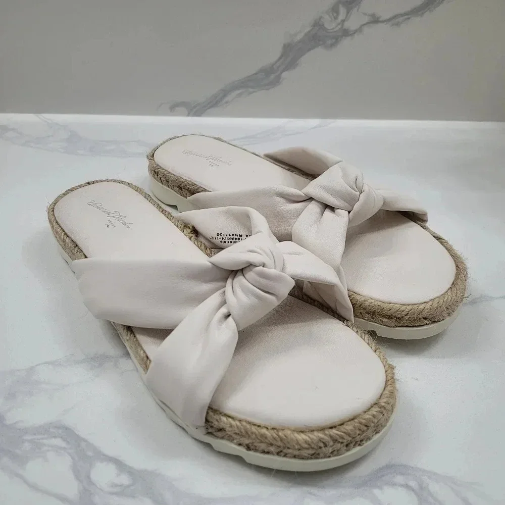 Universal Thread Off White Dena Knotted Espadrille